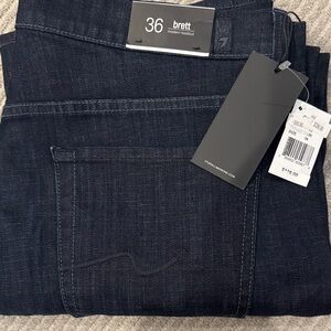 7 For All Mankind Brett Bootcut Jeans - Deep Indigo